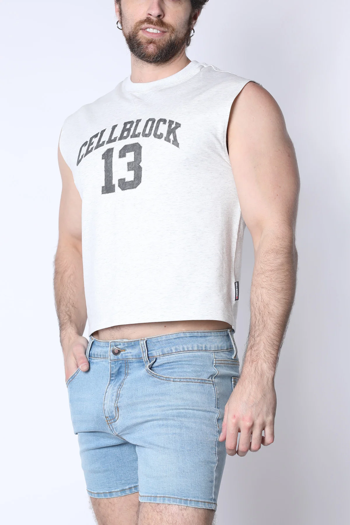 CB13 Sport Cropped Muscle Tank - Image 4
