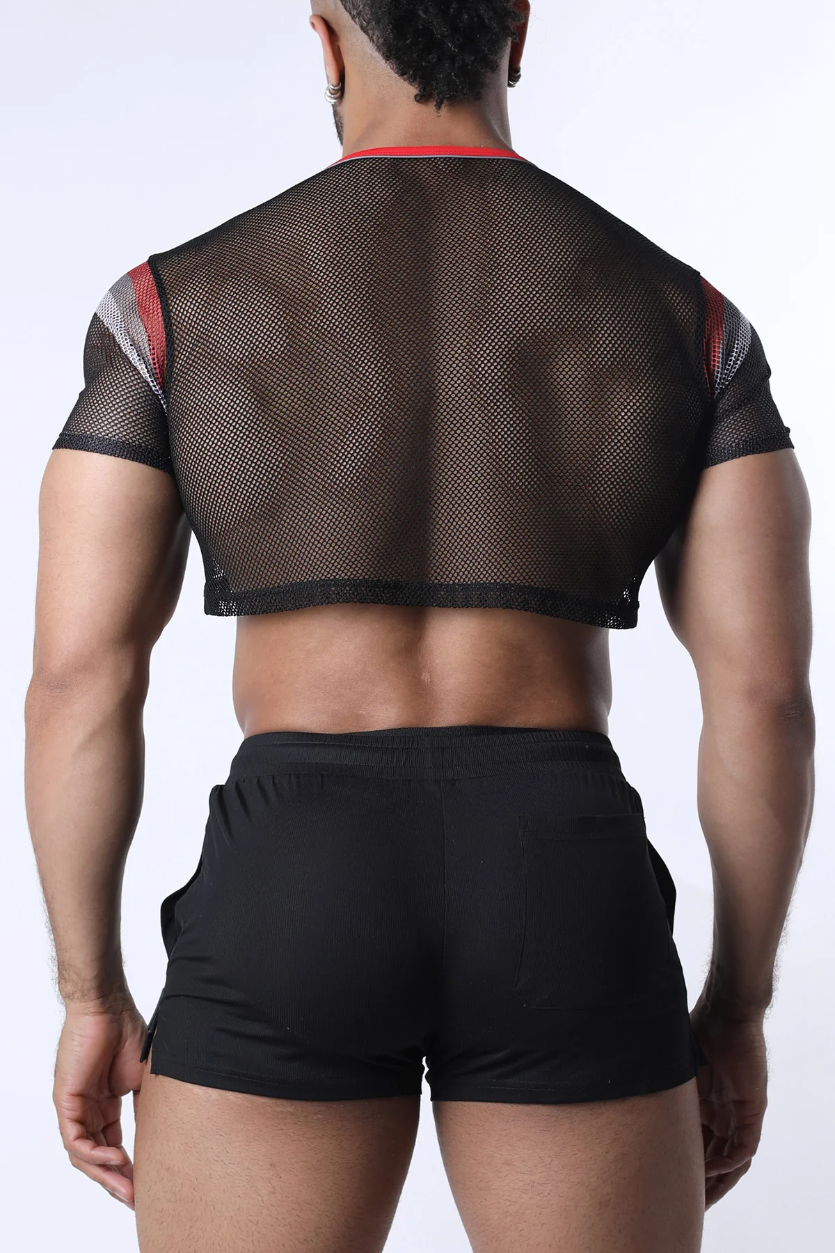 Chain Reaction Mesh Crop Top - Image 3