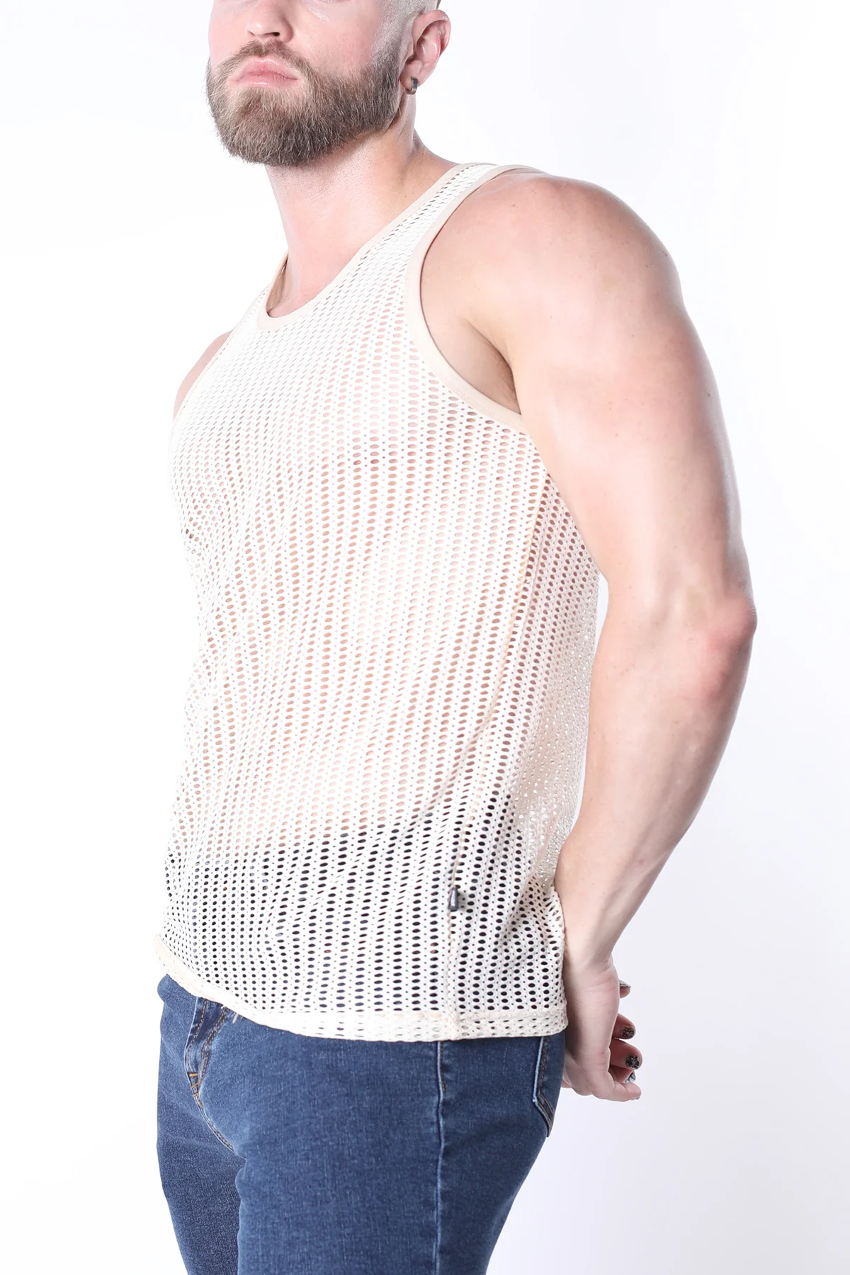 Hamptons Mesh Tank Top - Image 4