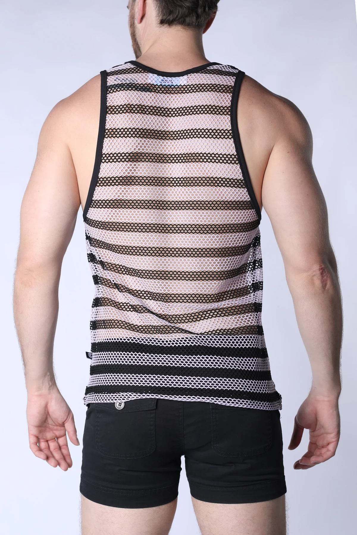 Mariner Mesh Stripe Tank Top - Image 7