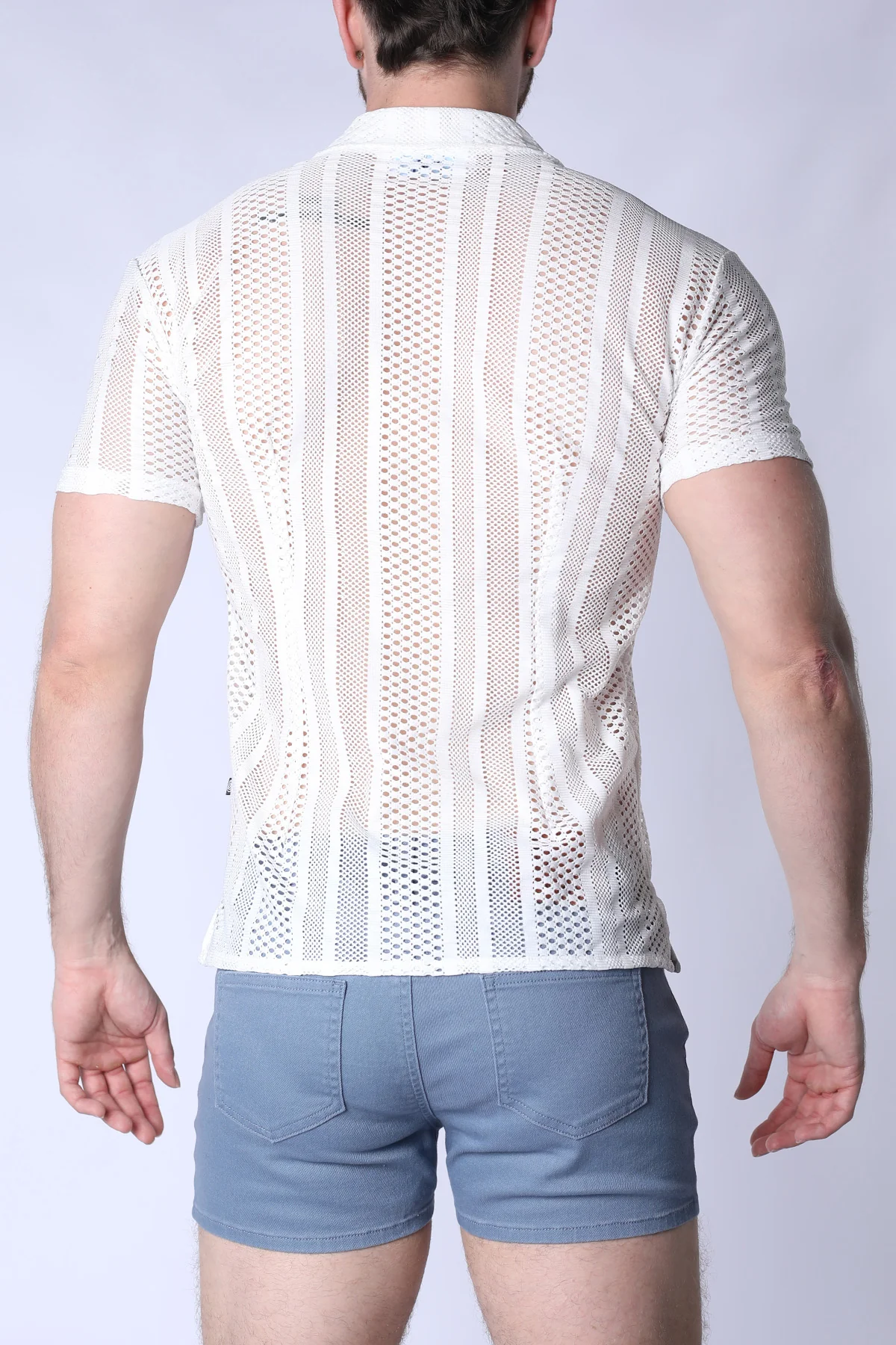 Sicily Crochet Mesh Shirt - Image 10