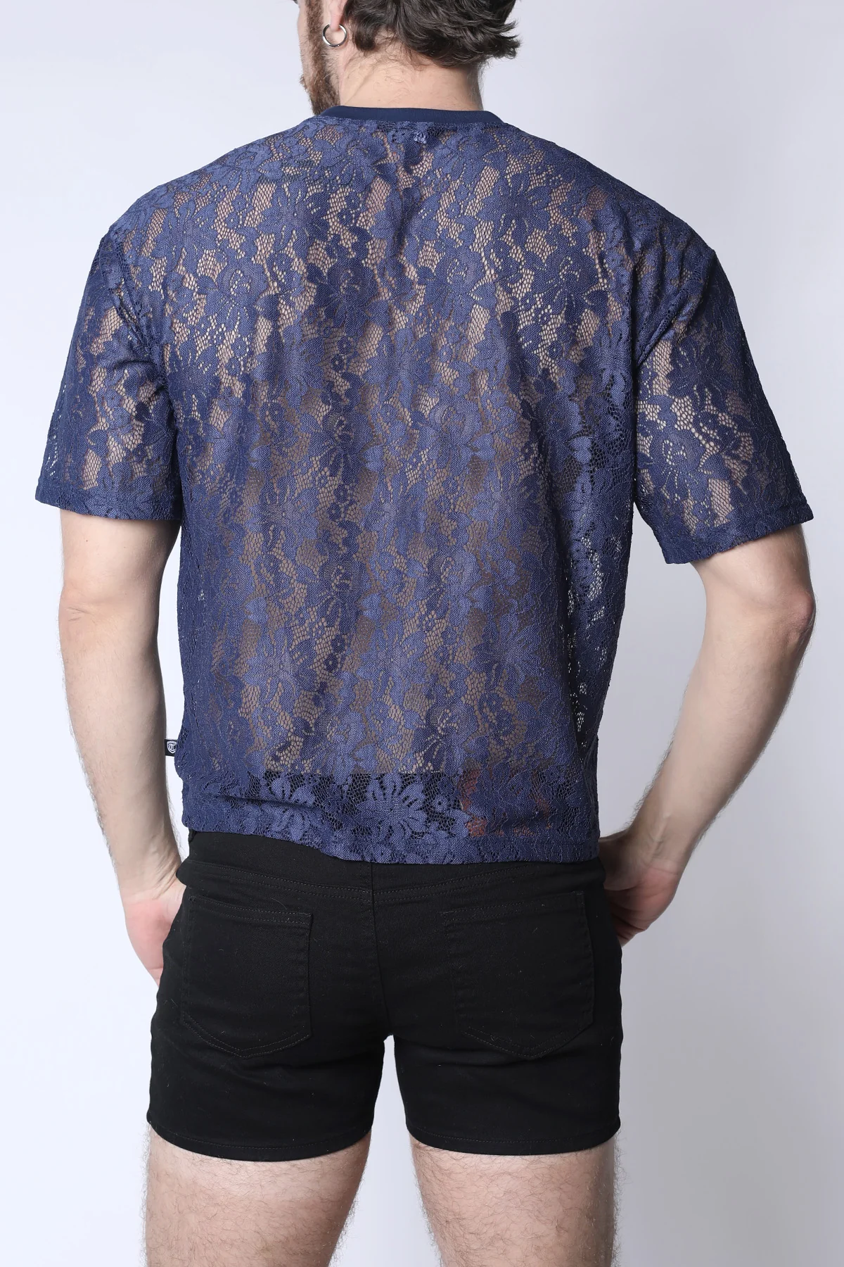 Sorrento Lace Cropped Tee - Image 3