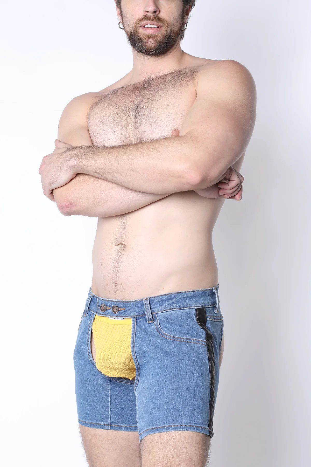 Terry Denim Chap Short