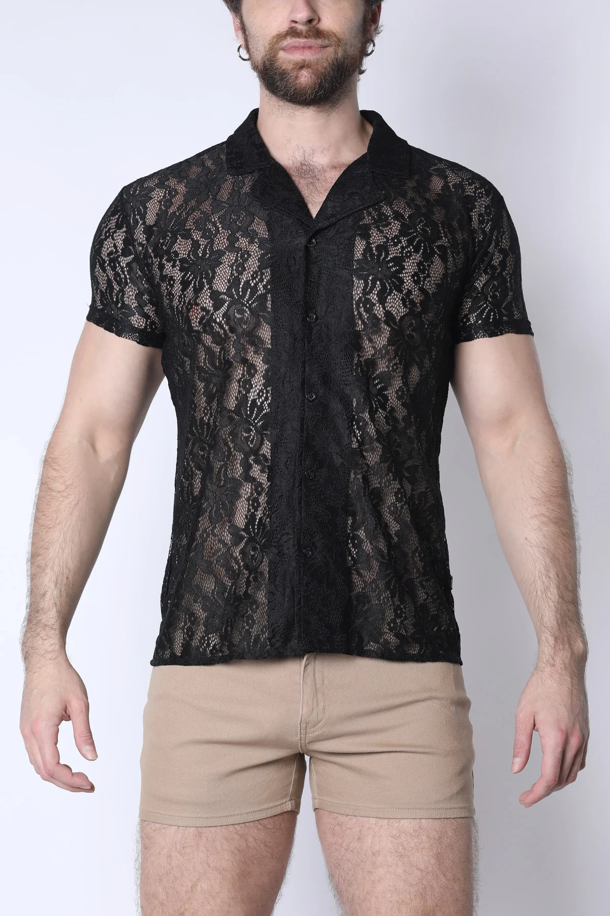 Sorrento Button-Down Lace Shirt - Image 3