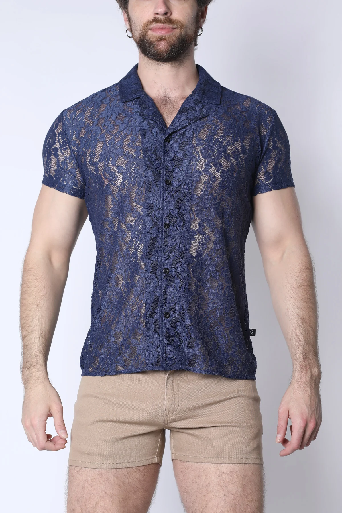 Sorrento Button-Down Lace Shirt - Image 4