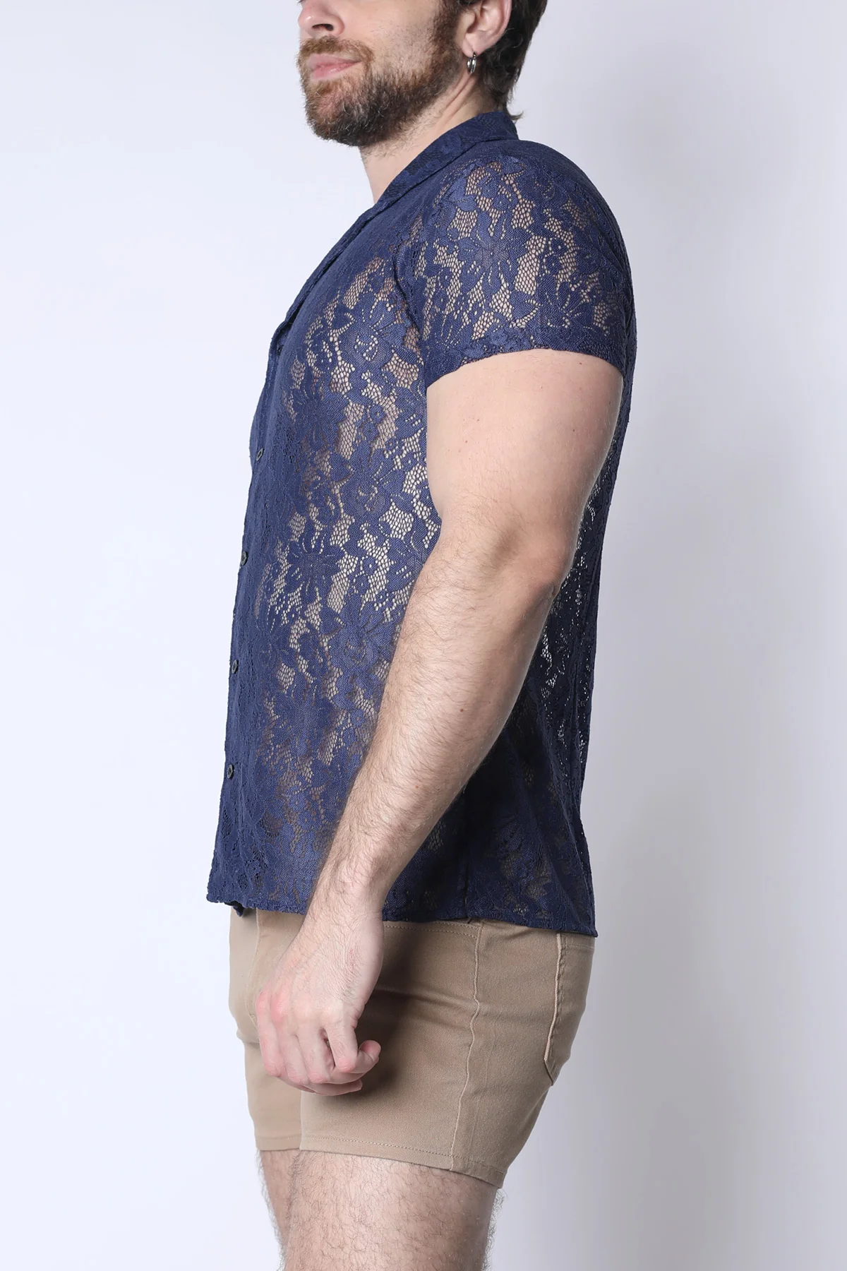 Sorrento Button-Down Lace Shirt - Image 5