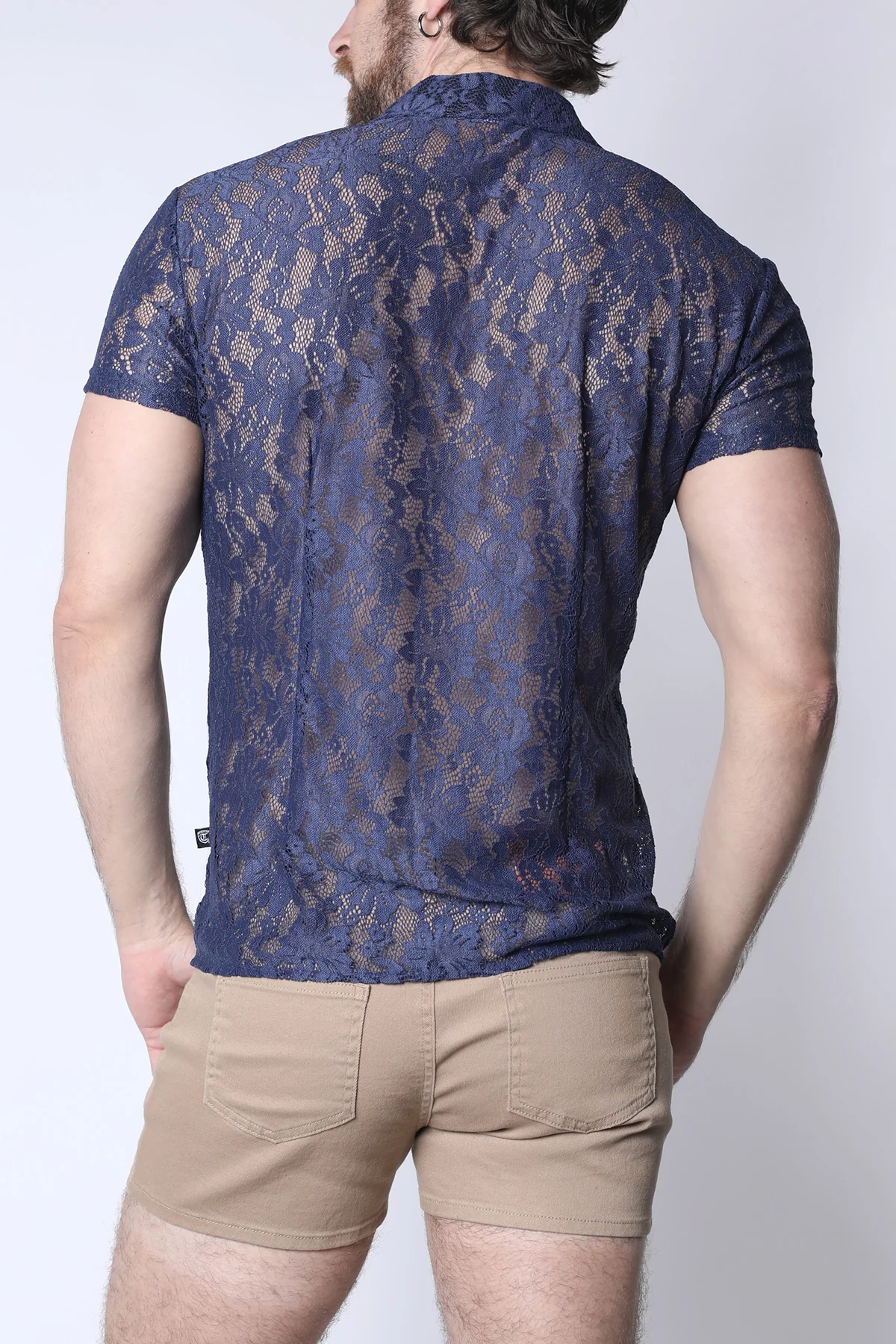 Sorrento Button-Down Lace Shirt - Image 6