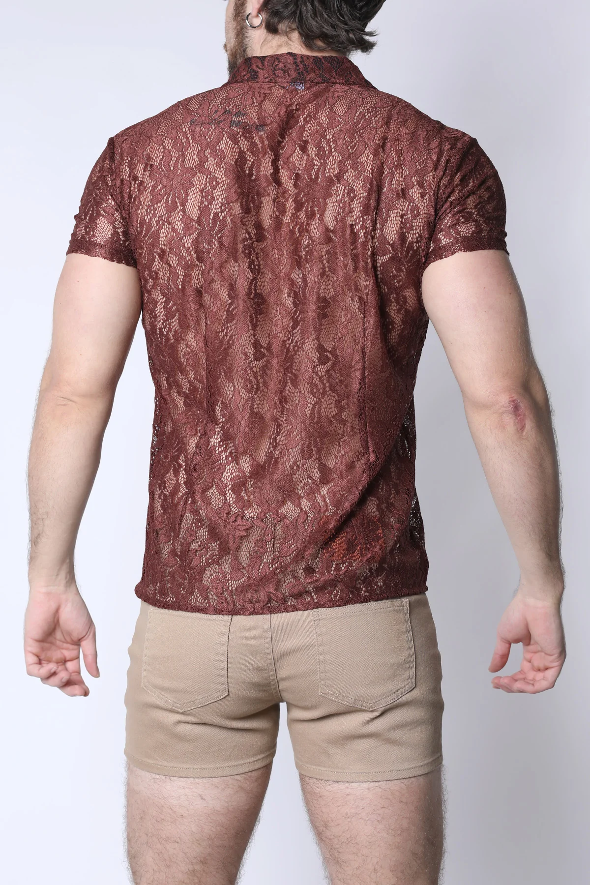 Sorrento Button-Down Lace Shirt - Image 9
